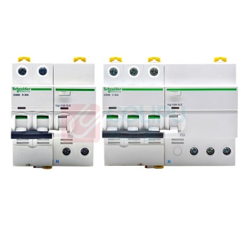 施耐德 Schneider 断路器 IC65N-C63A+VE30MA-2P 小型断路器,极数2P,额定电流63A,带漏电保护,C9,63A,2P,30mA
