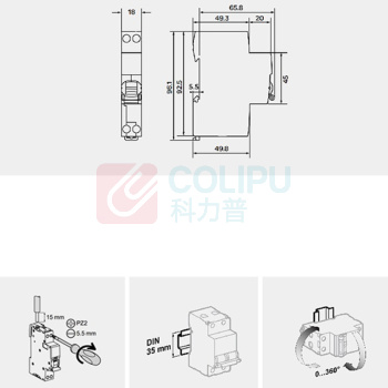 施耐德 Schneider 微型断路器 IDPNa C25A 4.5KA