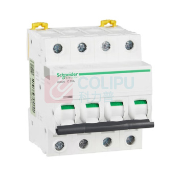 施耐德 Schneider 微型断路器 IC65N C20A 4P A9F18420