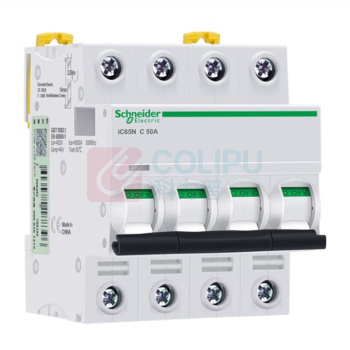 施耐德 Schneider 微型断路器 IC65N C50A 4P A9F18450