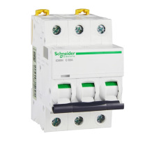 施耐德 Schneider 微型断路器 IC65N C63A 3P A9F18363
