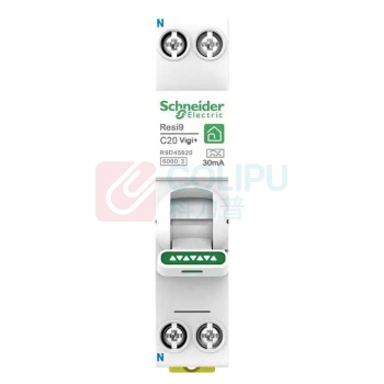 施耐德 Schneider 漏电保护断路器 R9D45620 1P+N C20A