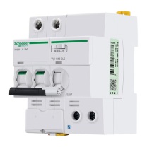 施耐德 Schneider 带漏保断路器空气开关 iC65N 2P 16A 货号A9F18216+A9V57240