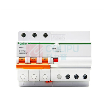 施耐德 Schneider 空气开关带漏电保护断路器 EA9RN3C4030CAR A型3PC40A 空开带漏保