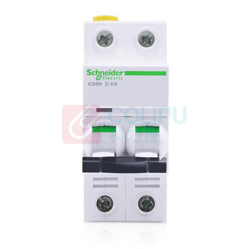 施耐德 Schneider 微型断路器 iC65N 2P D6A