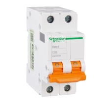 施耐德 Schneider 空气开关 EA9AN2C20 电流 20A 级数2P 不带漏保