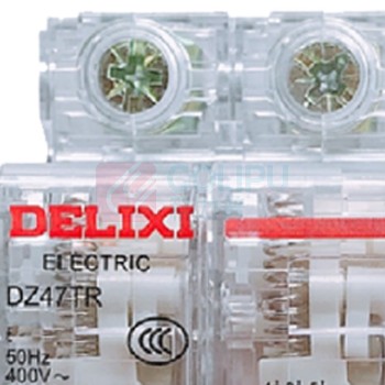 德力西电气(DELIXI ELECTRIC) 小型断路器 DZ47TR C 4.5 3P DZ47 DZ47TR透明MCB4.5kA3PC型63A 63 1个/个 个