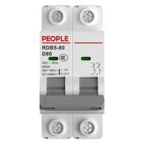 人民电器 PEOPLE 空气开关 小型断路器 RDB5系列空开 2A 2P C型