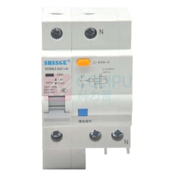 赛时工控 SHSSGK 漏保小型断路器 SKSB8LE-63/1+N C50A / (灰白)