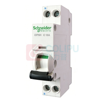 施耐德 Schneider 微型漏电断路器 iDPNH C16A+VEA 30mA