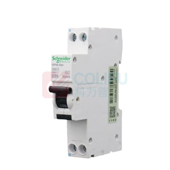 施耐德 Schneider 漏电保护断路器 A9D93610 Acti9 iDPNa Vigi+ 1P+N C10A