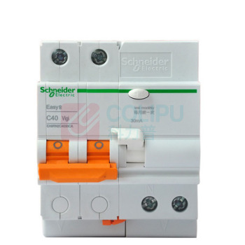 施耐德 Schneider 断路器 EA9R 2P C40A 30mA A类
