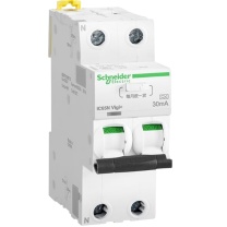 施耐德 Schneider 微型漏电保护断路器 A9D65232 iC65N Vigi+ 2P C 32A 6KA 30mA 230VAC