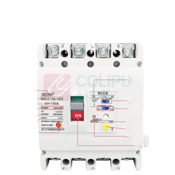 BERM BEM1LE (总制漏电) 剩余电流保护断路器 BEM1LE-125L/4300A 电流:100A