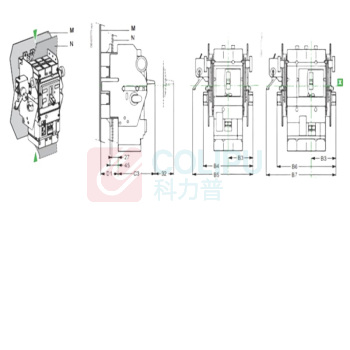 施耐德 Schneider 漏电断路器 1P+N C40