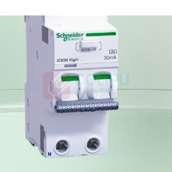 施耐德 Schneider 空气开关带漏电保护器 A9RBONC2631 A9 Pro iC65N Vigi+ 2P C 63A 36*50*93mm