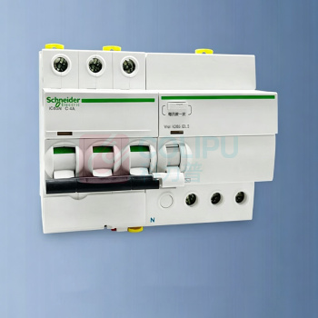 施耐德 Schneider 空气开关vigi漏电保护器 iC65N 3P C32A+VEA 30mA