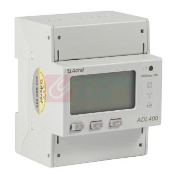 安科瑞 三相导轨电能表 ADL400/C 5A互感器接入