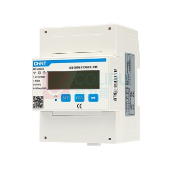 正泰电器 单相三相四线导轨式电表 DTSU666 220/380V0.015-0.075(6)A 导轨表 4PModBus