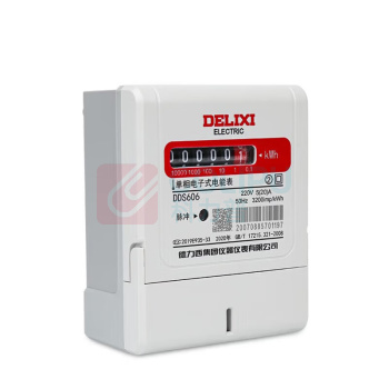 德力西 DELIXI 单项电能表 DDS606 220V 2级 15(60)A