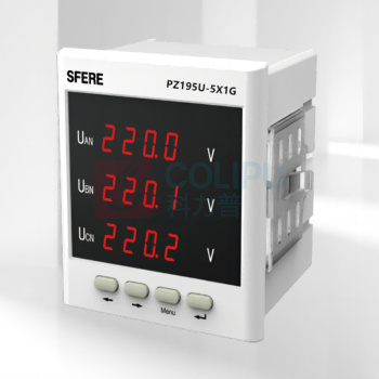斯菲尔 数显电压表 PZ195U-5X1G|倍率±20V |精度0.2|通讯功能 不含检测报告