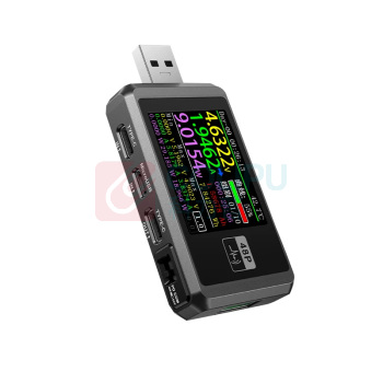 FNIRSI USB电压电流表 FNB48P 标准版 (黑色)
