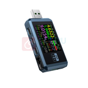 FNIRSI USB电压电流表 FNB48P 蓝牙版 (蓝色)