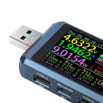 FNIRSI USB电压电流表 FNB48P 蓝牙版 (蓝色)