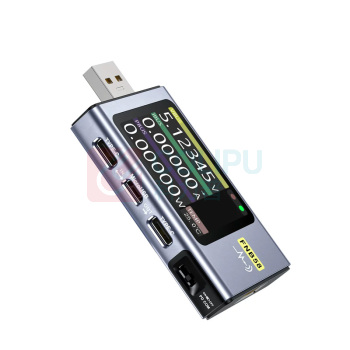 FNIRSI USB电压电流表 FNB58 Type-C快充蓝牙版 (枪色)