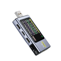 FNIRSI USB电压电流表 FNB58 Type-C快充蓝牙版 (枪色)