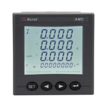 安科瑞 多功能电力仪表 AMC72L-E4/KC(Ⅱ) 嵌入式 规格4D1/2D0 额定电压AC380V 额定电流AC5A 辅助电源AC/DC85-265V