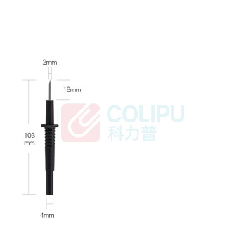 汇君 HJUN 2mm探针测试探笔仪器仪表测试探针1000V4mm插孔 tz007-r (红色)