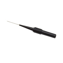 汇君 HJUN 0.7mm/1mm测试探针测试刺破线表棒背针万用表笔 1mm tz004-bl (黑色)