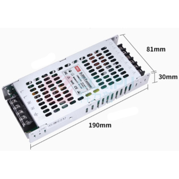 明纬 开关电源LED显示屏 DC-S-200W-5V40A 190*81*30mm