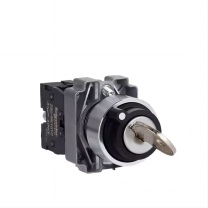 施耐德 Schneider 选择开关 XB2-BG25C 二档位带钥匙选择开关ZB2BZ105C+ZB2BG2C