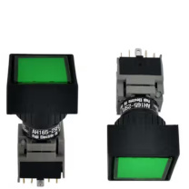 FUJI 开关 平头带灯按钮开关 接触器 AH165-2SFL E3 (绿色)