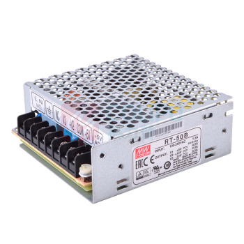 明纬 开关电源 RT-50B 三路输出 5V4A+12V2A+-12V0.5A