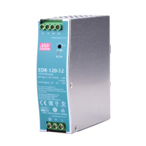 明纬 开关电源 导轨安装 12V 10A EDR-120-12