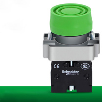 施耐德 Schneider 防水按钮开关 XB2BP31C42C 22mm (绿色)