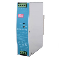 明纬 开关电源 导轨安装电源 NDR-75-48 48V 1.6A