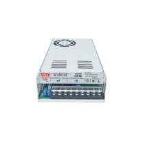 明纬 开关电源 S-350-24 14.6A 配安装底座
