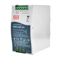 明纬 导轨电源 不含检测报告 SDR-240-24 带适配器和安装轨道 AC220V/DC24V
