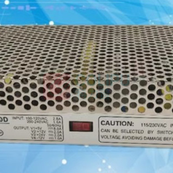 明纬 开关电源 Q-120D 输入200-240VA 1.6A 输出 V1+5VDC 8.0A V2+12VDC 2.0A V3+24VDC 2.0A V4-12VDC 1.0A