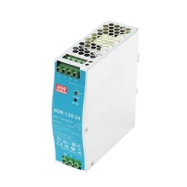 明纬 NDR-120系列120W工业用DIN导轨型单组输出电源供应器 NDR-120-24