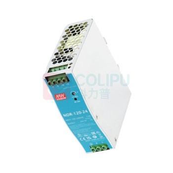 明纬 NDR-120系列120W工业用DIN导轨型单组输出电源供应器 NDR-120-24