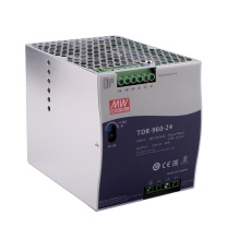 明纬 PFC导轨安装开关电源24V40A TDR-960-24