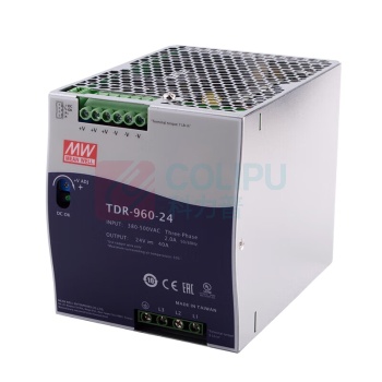 明纬 PFC导轨安装开关电源24V40A TDR-960-24