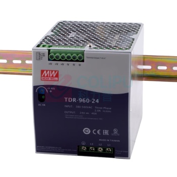 明纬 PFC导轨安装开关电源24V40A TDR-960-24