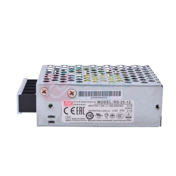 明纬 直流DC稳压变压器开关电源 RS-25-12