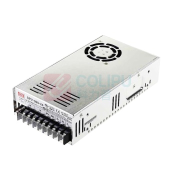 明纬 单组输出带PFC可调电压开关电源12.5A 24V SPV-300-24